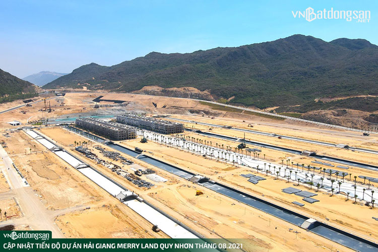 Cập nhập tiến độ thi c&ocirc;ng th&aacute;ng 8/2021 dự &aacute;n Hải Giang Merry Land - Quy Nhơn. Ảnh 11