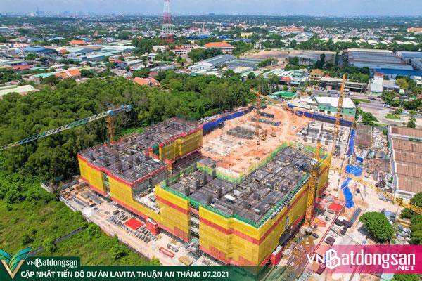 Cập nhật tiến độ dự án Lavita Thuận An mới nhất ngày 01/07/2021